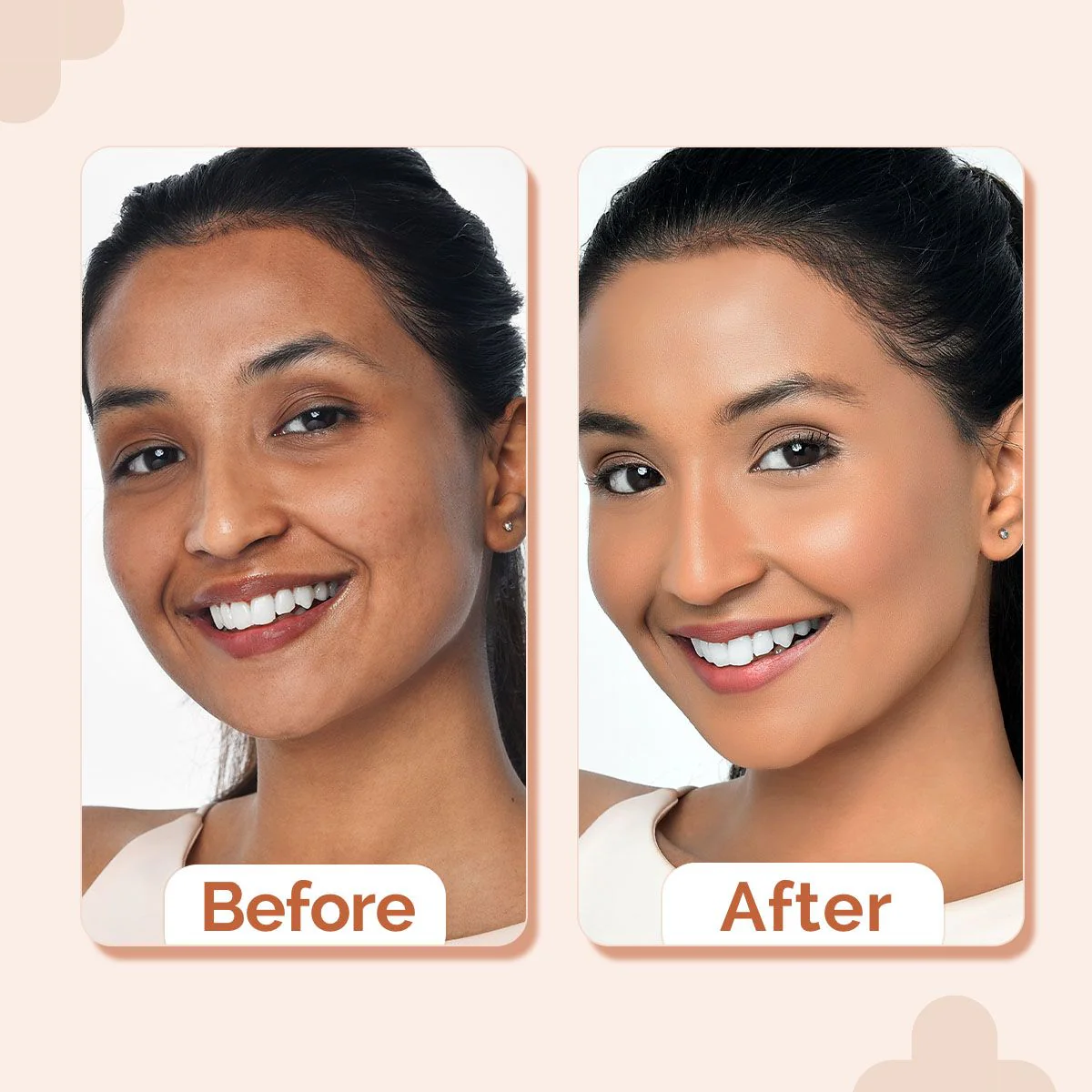 2% Niacinamide High Coverage Foundation With 1% Hyaluronic Acid Complex & SPF 40 PA+++ for 12 Hour Long Stay & 12 Hour Oil Control | 07 Cinnamon - Image 5