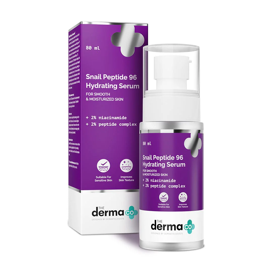 Snail Peptide 96 Hydrating Serum with Snail Mucin & Peptide Complex for Smooth & Moisturized Skin - 80 ml - Image 7
